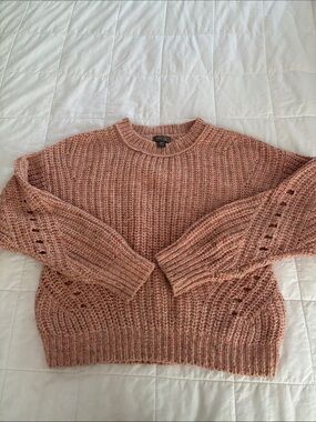 Point Sur Cozy Chunky Knit Sweater - Dusty Rose XS women